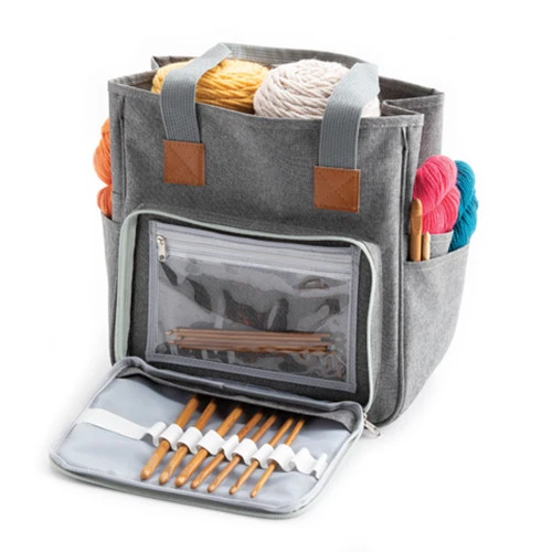 Yarn Tote With Front Pocket 3 Yarn Tote With Front Pocket