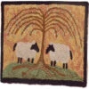 Punch Needle Kit - Grazing Twin Sheep -Sewing Supplies Store HCF PNK 006 12383.1586723616