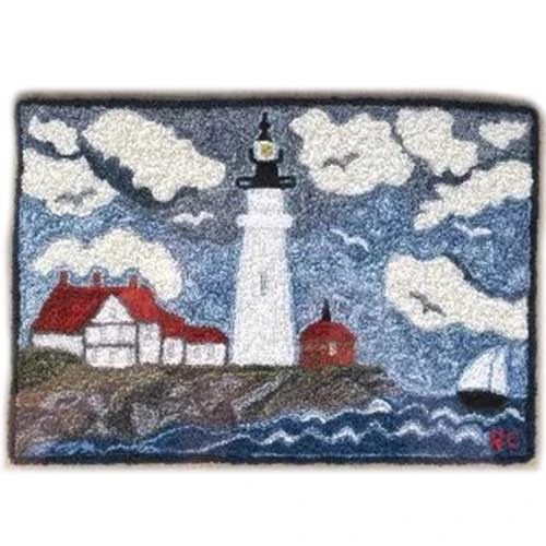Punch Needle Kit - Maine Lighthouse 3 Punch Needle Kit - Maine Lighthouse