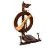 Kromski Fantasia Spinning Wheel - Walnut With Clear Accent -Sewing Supplies Store KRO 312 42927.1651061507