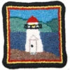 Complete Coaster Rug Hooking Kit - Lighthouse -Sewing Supplies Store MMF COA 006 21691.1665587382