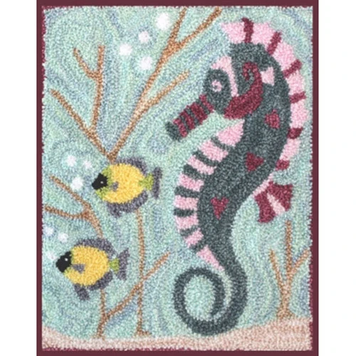 Punch Needle Kit - Seahorse 3 Punch Needle Kit - Seahorse