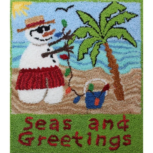 Punch Needle Kit - Seas And Greetings 3 Punch Needle Kit - Seas And Greetings