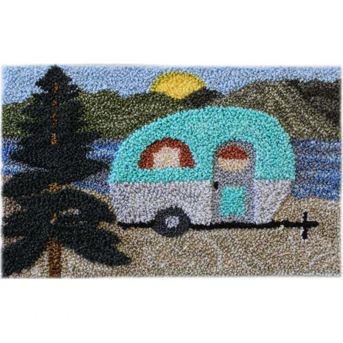 Punch Needle Kit - Camping 3 Punch Needle Kit - Camping