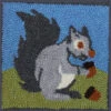 Rug Punch Kit - Sammy Squirrel 1 Rug Punch Kit - Sammy Squirrel -Sewing Supplies Store TBS RPK 522 78151.1576249145