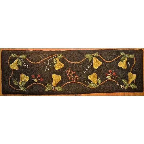 Pear Runner Rug Hooking Kit 3 Pear Runner Rug Hooking Kit